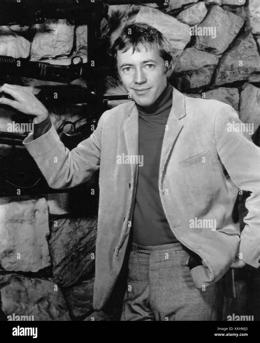 Noel Harrison, ein Schauspieler und Sänger, spielte die Hauptrolle in „The Girl from U.N.C.L.E.“, einem Spin-off aus der Fernsehserie 1967. Seine Rolle in dieser Show trug zu seiner Popularität in den 1960er Jahren bei Stockfoto