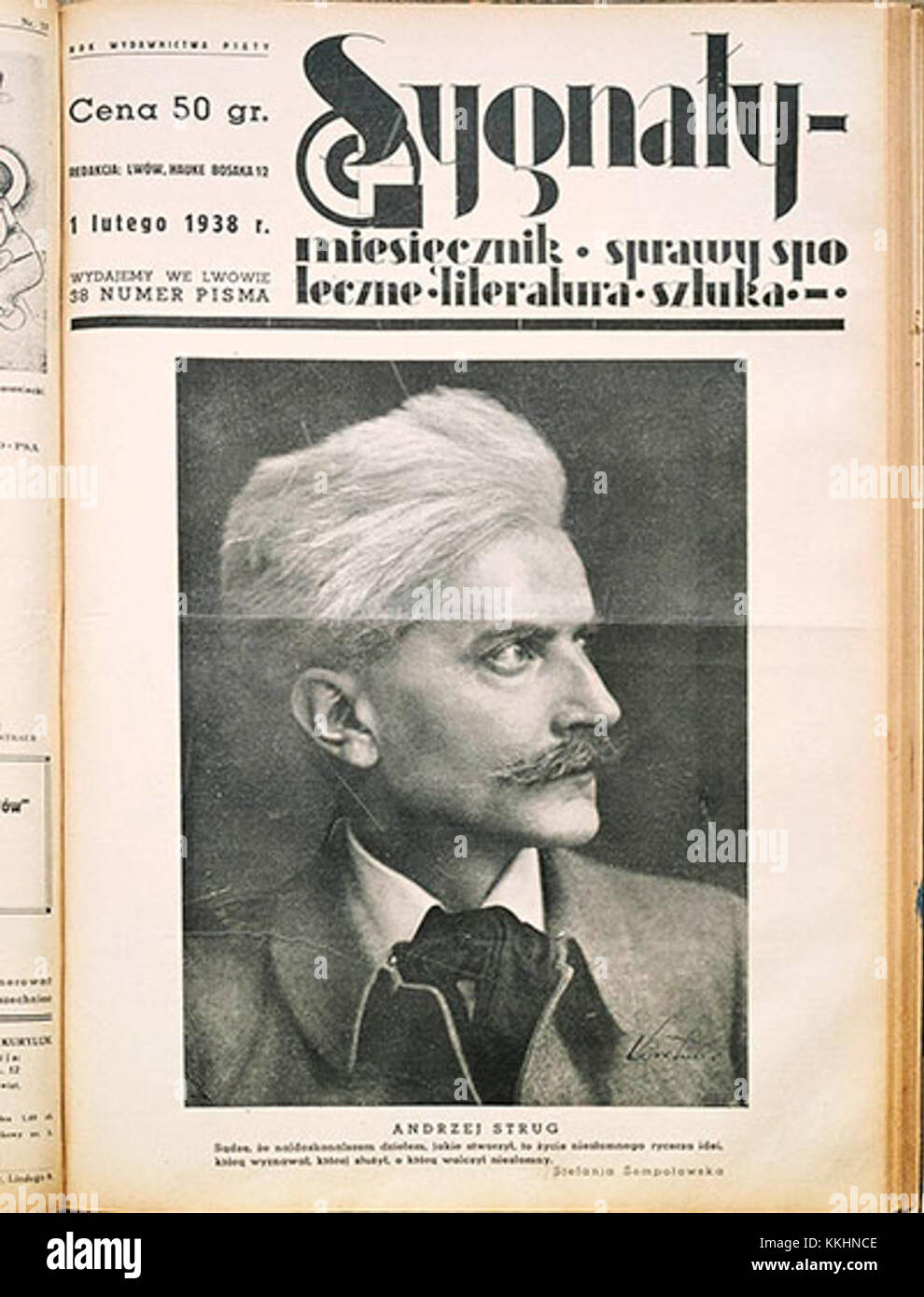 Das Bild mit dem Titel „A Strugdeath Signals, 1. Februar 1938“ zeigt ein historisches Dokument oder eine Szene vom 1. Februar 1938 mit Todessignalen, die möglicherweise mit einem bestimmten Ereignis dieser Zeit zusammenhängen. Es fängt einen Moment ein, der im frühen 20. Jahrhundert bedeutsam war und durch die visuelle Darstellung einer Tragödie oder eines todbezogenen Themas gekennzeichnet ist. Stockfoto