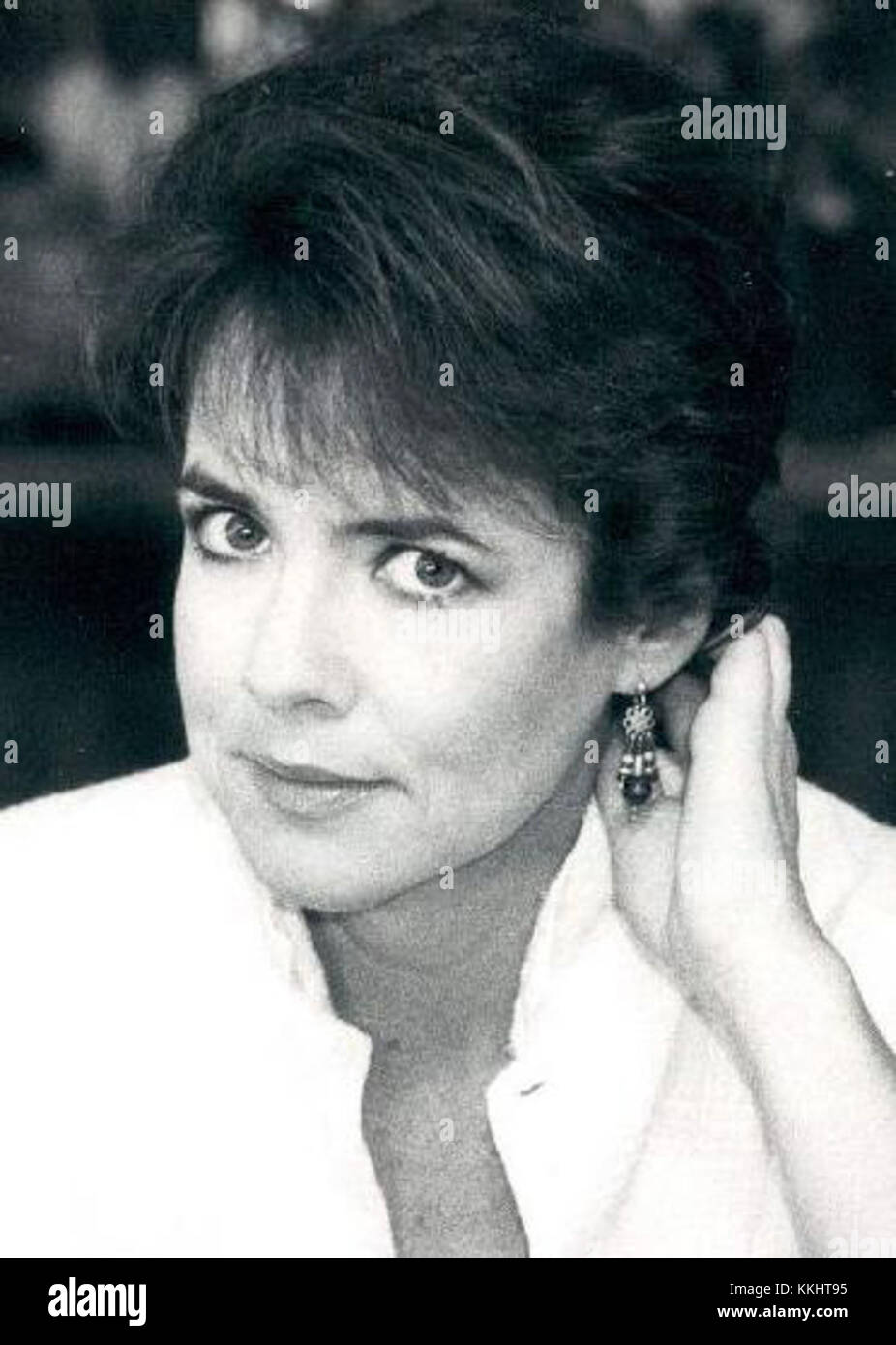 Stockard Channing, eine amerikanische Schauspielerin, ist hier auf einem Bild von 1984 zu sehen. Bekannt für ihre Arbeit im Fernsehen und Film, hat sie eine lange Karriere in der Unterhaltungsbranche aufgebaut. Stockfoto