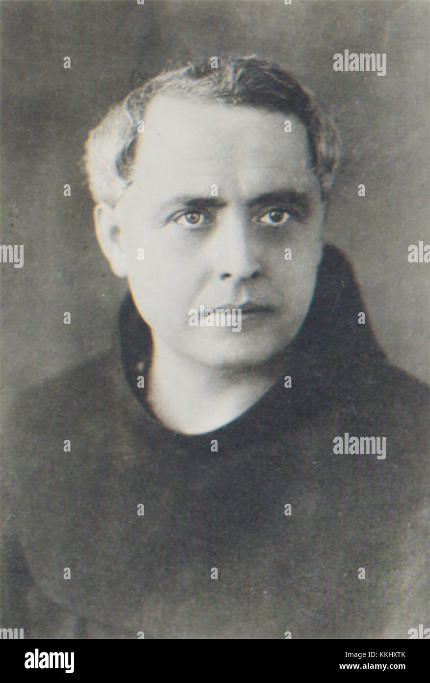 Euzebiusz Huchracki, Mitglied des Franziskanerordens, war eine bedeutende Persönlichkeit im religiösen Leben und trug maßgeblich zur spirituellen und sozialen Mission der Franziskanergemeinschaft bei. Stockfoto