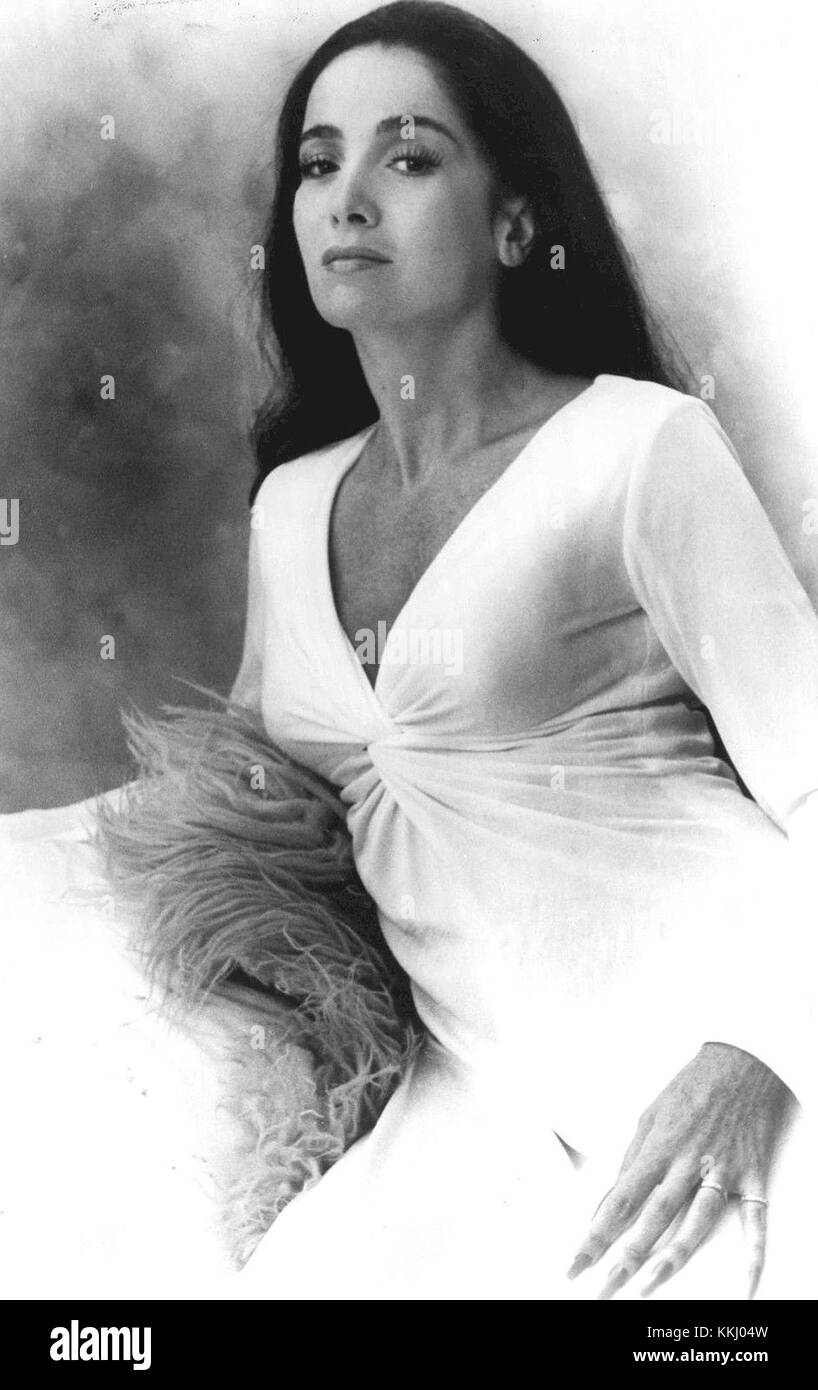 Linda Cristal 1974 Stockfoto