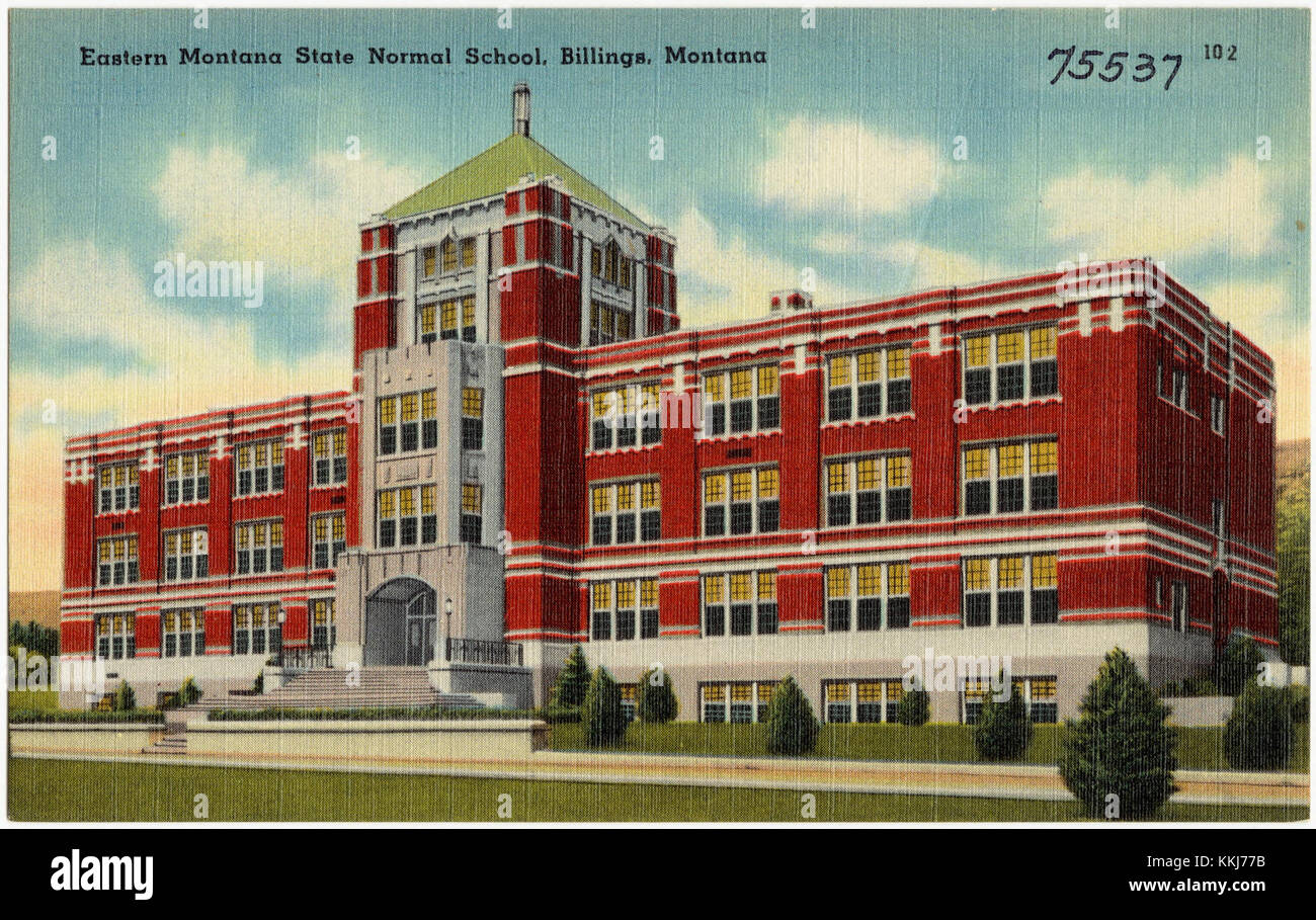 Eastern Montana State Normal School, Billings, Montana (75537) Stockfoto