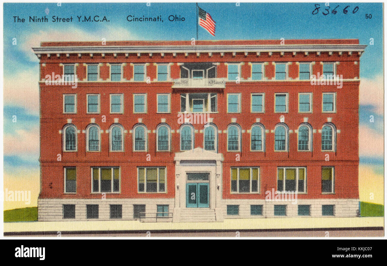 The Ninth Street Y. M. C. A., Cincinnati, Ohio (83660) Stockfoto
