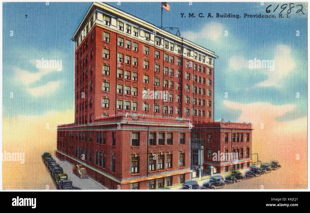 Y. M. C. A. Building, Providence, R.I (61982) Stockfoto