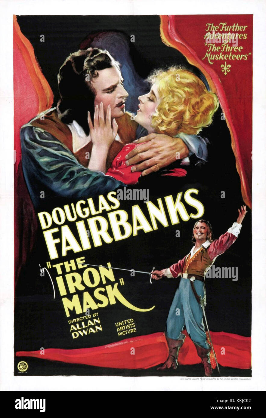 Poster für den Film „Iron Mask“ mit den Schauspielern Jackie Chan und Arnold Schwarzenegger. Der Film ist ein Fantasy-Abenteuer, das 2019 veröffentlicht wurde. Stockfoto