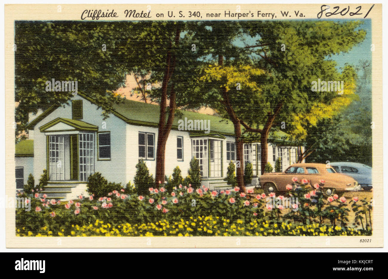 Cliffside Motel an der U.S. 340 in der Nähe von Harper's Ferry, W. VA (82021) Stockfoto