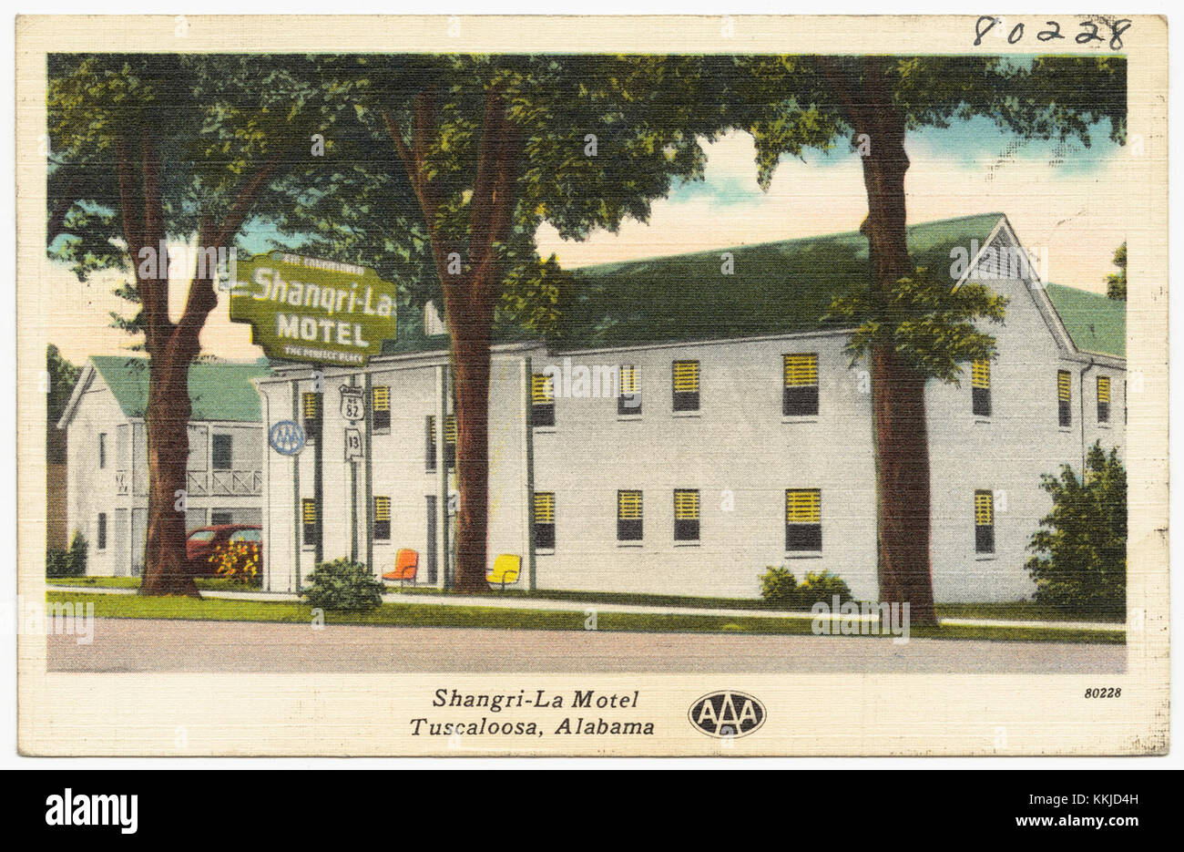 Shangri-La Motel, Tuscaloosa, Alabama (7187238609) Stockfoto