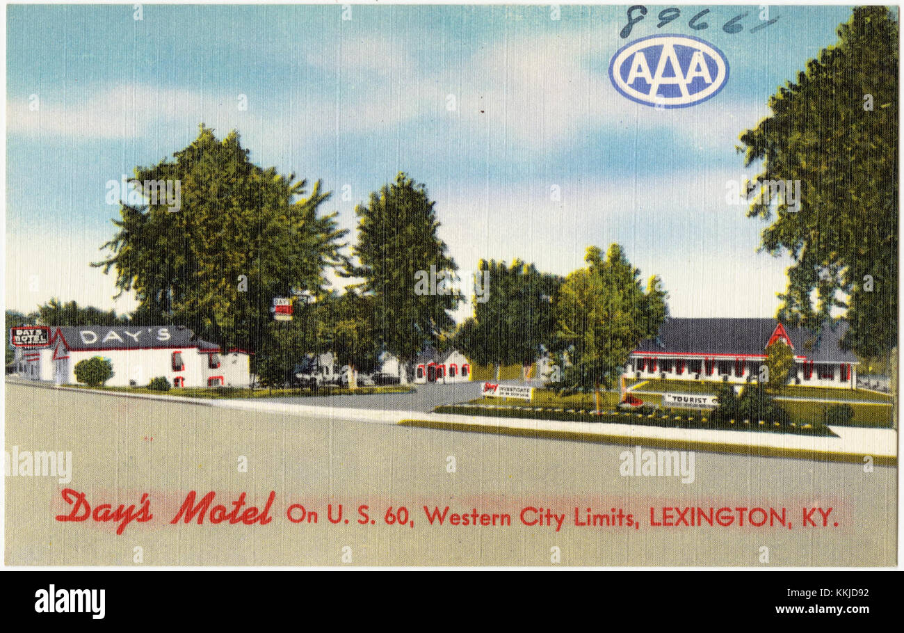 Day's Motel an der U. S. 60, Western City Limits, Lexington, KY (89661) Stockfoto