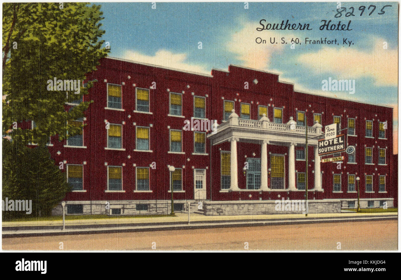 Southern Hotel an der U. S. 60, Frankfort, Ky (82975) Stockfoto