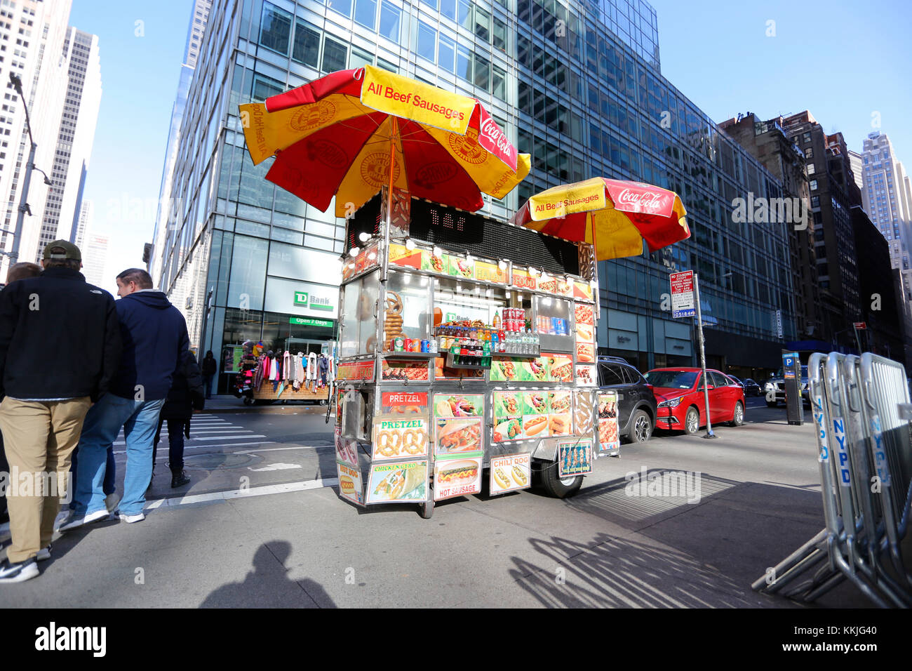 Manhattan, New York State, USA zeigt Stadt Straße Szenen Stockfoto