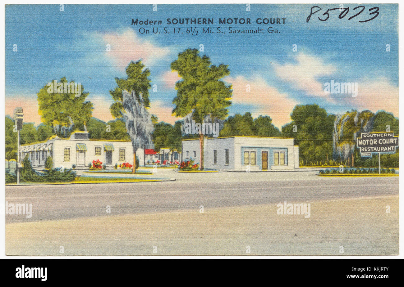 Modern Southern Motor Court, ON U. S. 17, 1-2 mi. s., Savannah, Georgia (8367065109) Stockfoto