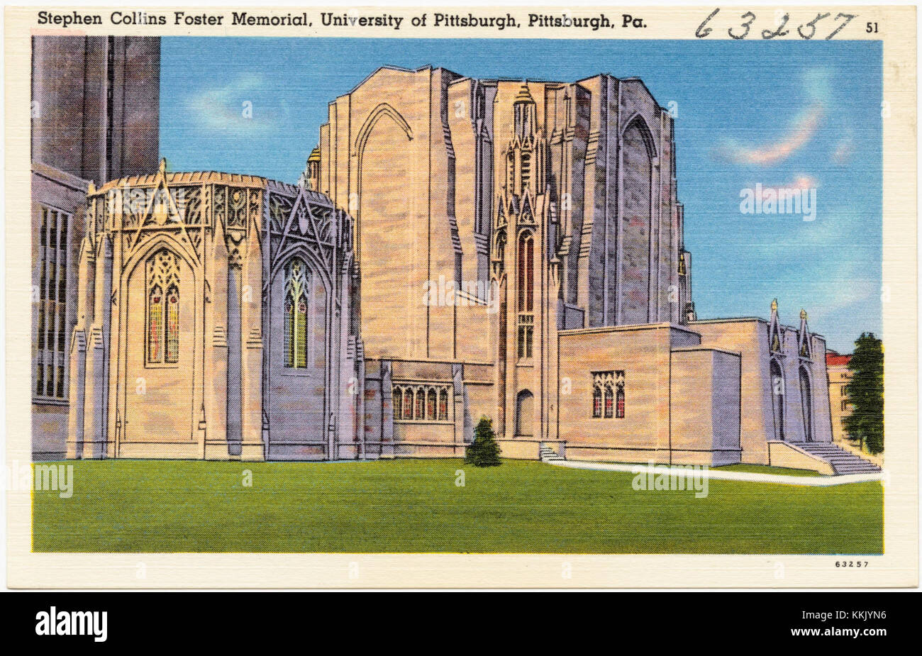 Stephen Collins Foster Memorial, University of Pittsburgh, Pittsburgh, Pa (63257) Stockfoto