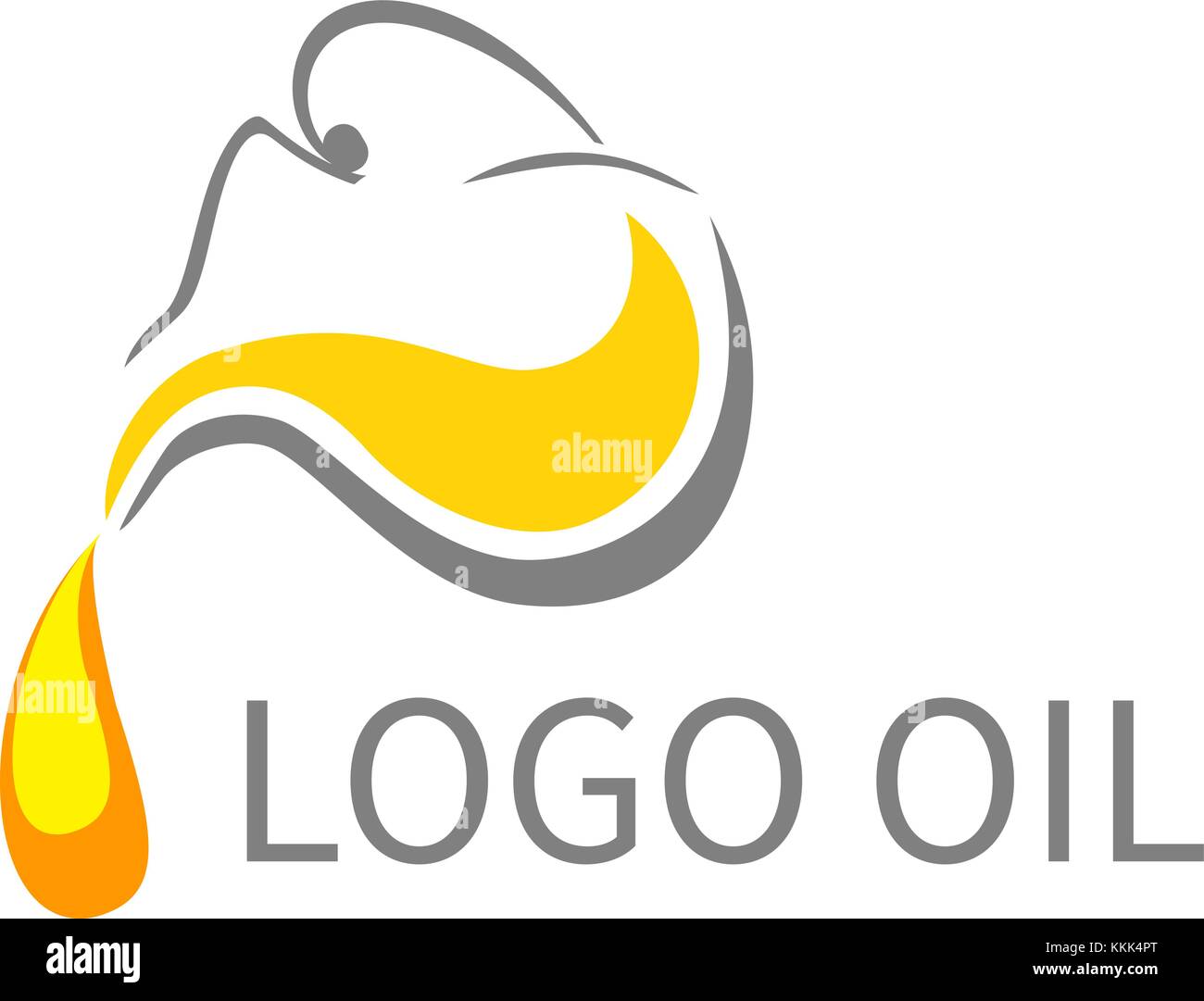 Logo Olivenöl, Vektor symbol Krug Stock Vektor