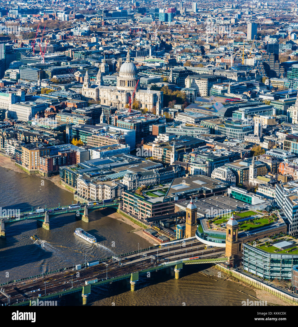 London Blick vom Shard Stockfoto