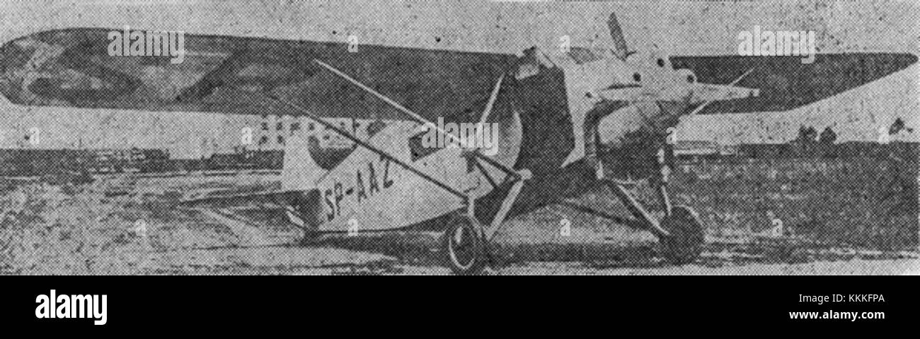 Die PWS-20T ist ein historisches Flugzeug des polnischen Flugzeugherstellers PWS. Es ist bekannt für seine Rolle in der polnischen Luftfahrtgeschichte während des frühen 20. Jahrhunderts, hauptsächlich in militärischen und Transportfunktionen. Stockfoto