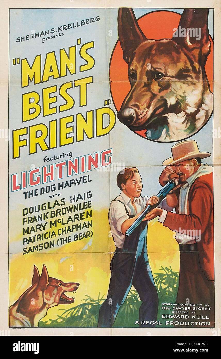 Man's-Best-Friend-1935-Poster Stockfoto
