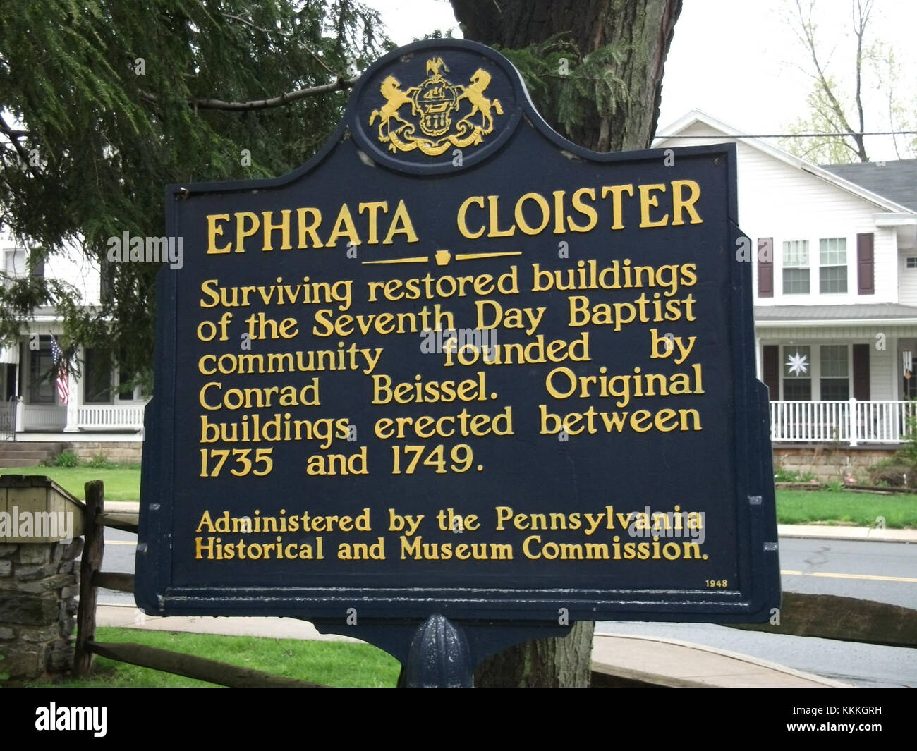 Ephrata-Kloster - Ephrata, Pennsylvania (5655257069) Stockfoto
