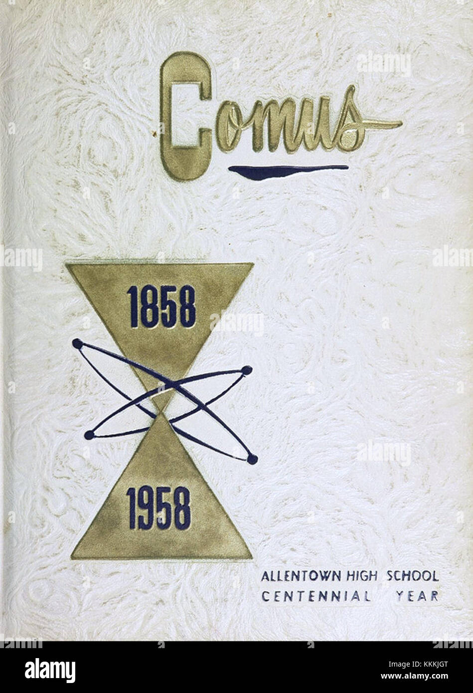 1958 - Allentown High School Class Jahrbuch Allentown PA Stockfoto