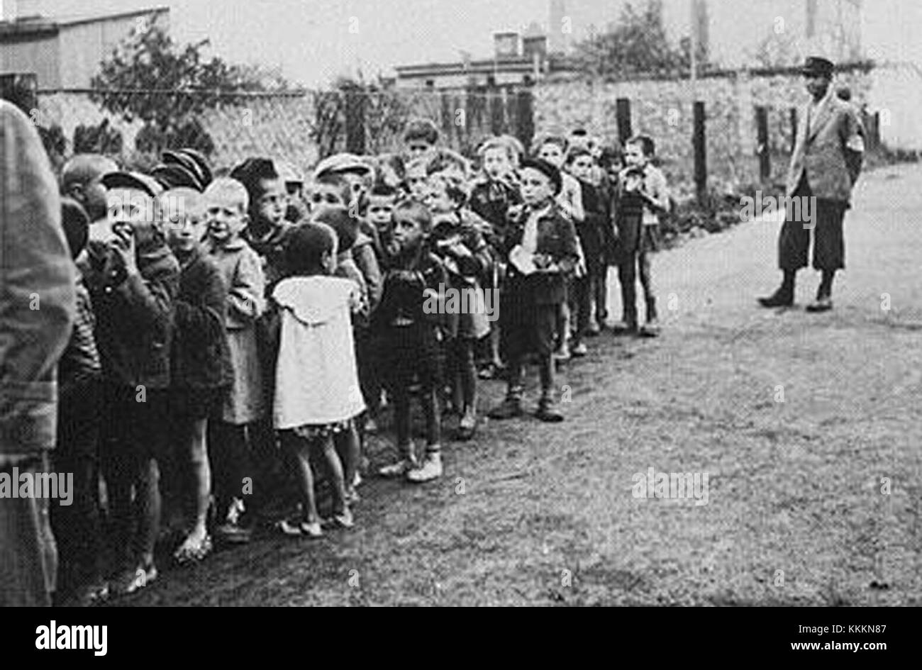 Ghetto Lodz Kinder Deportation in Chelmno Stockfoto