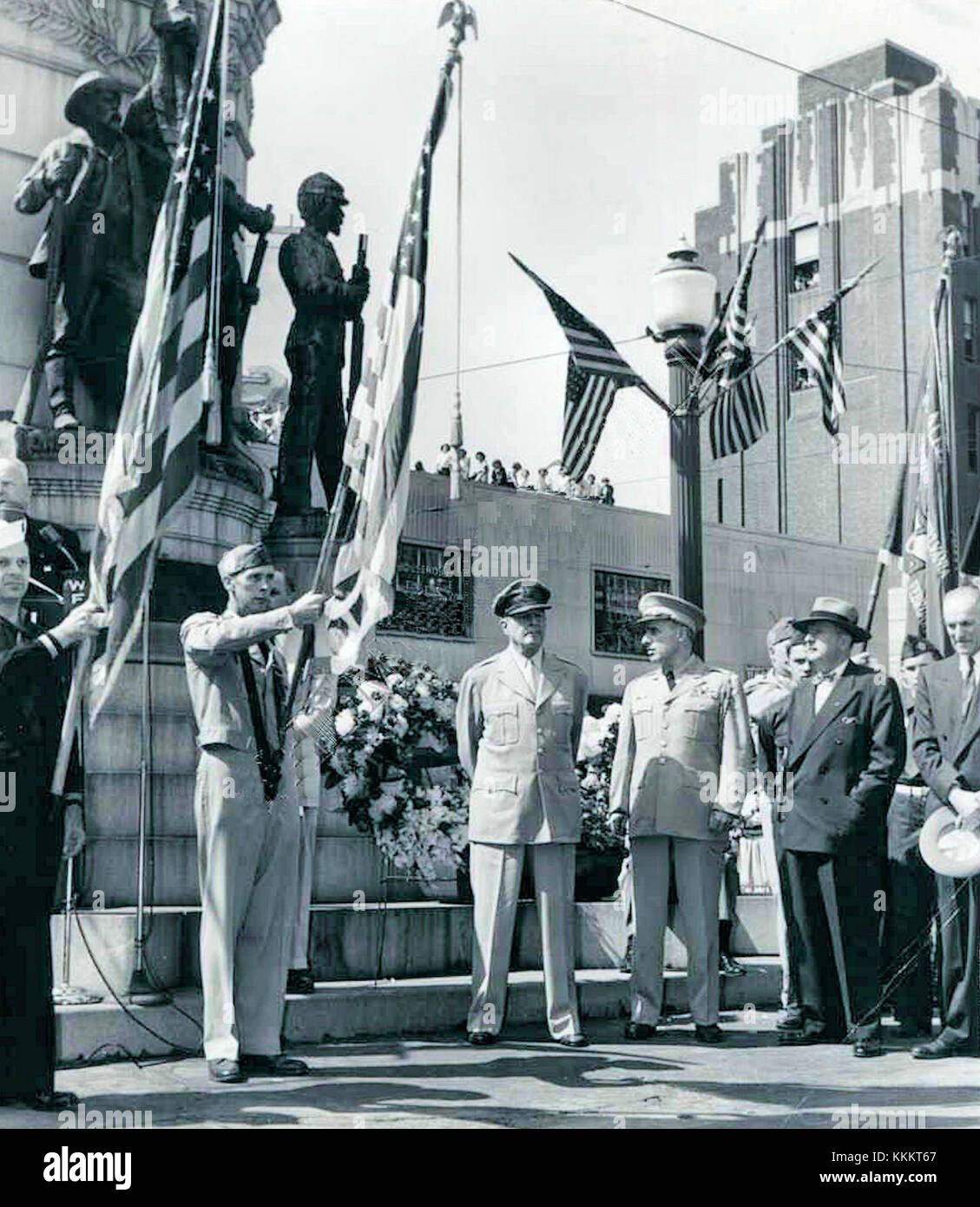 1951 - General MacArthur Besuch - 21 Sep - Allentown PA Stockfoto