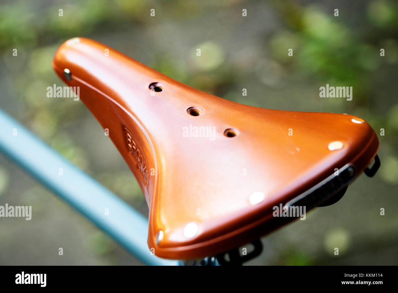 Retro Style Fahrrad Sattel Stockfotografie - Alamy