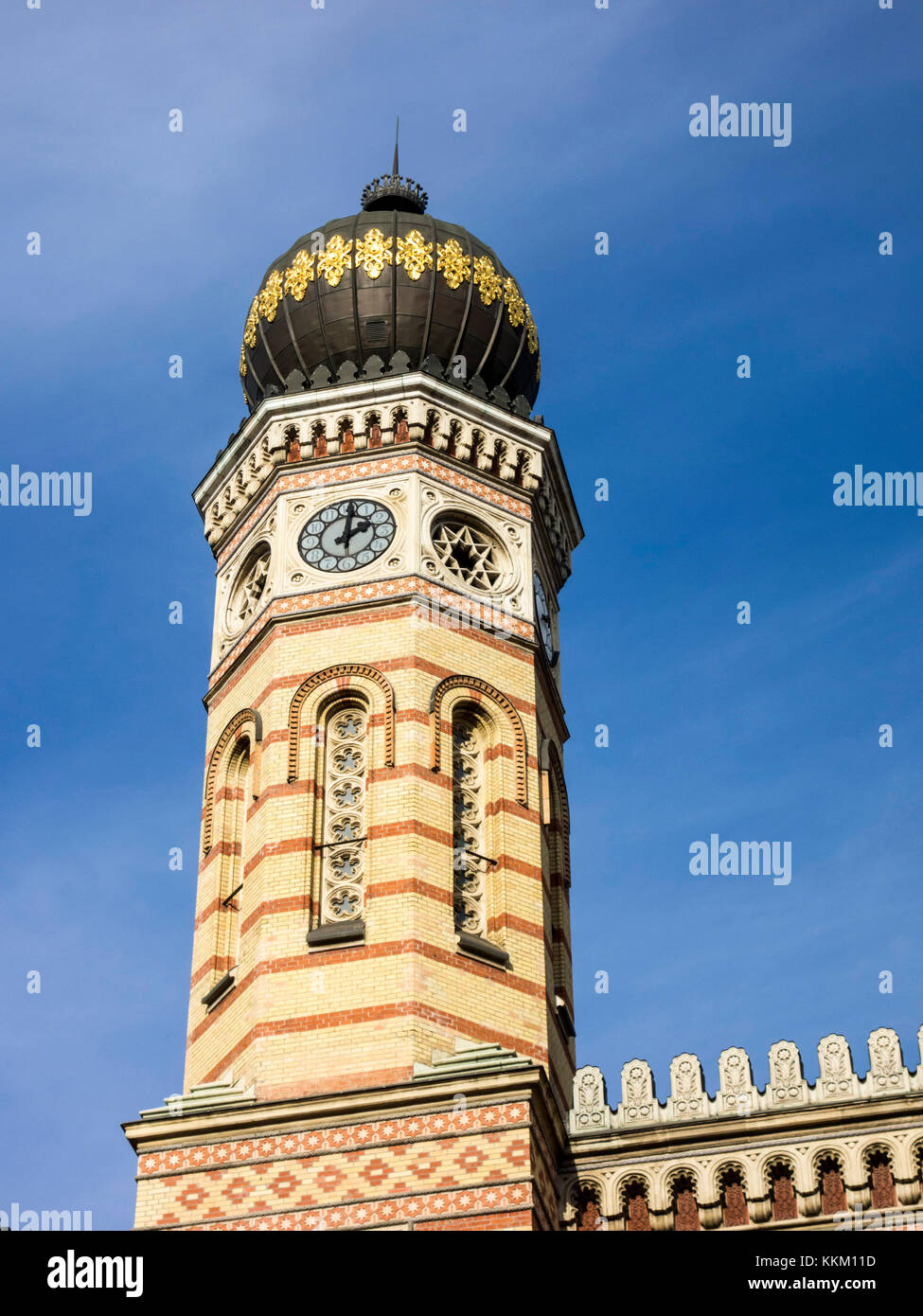 Synagoge In Der Dohány Straße, Budapest Stockfoto