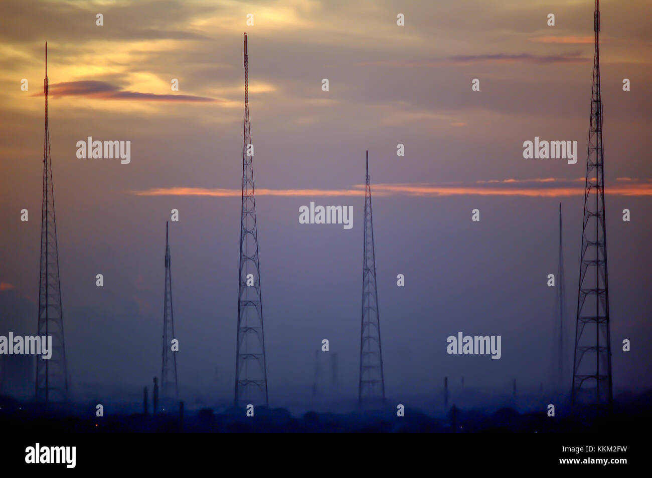 Telekommunikation Turm im Westen von Jakarta Stockfoto