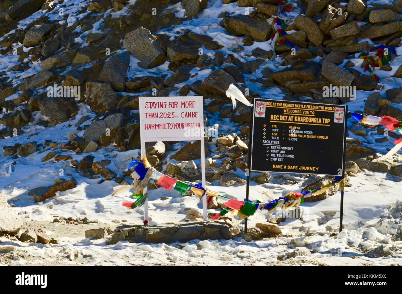 Berge in Ladakh Stockfoto