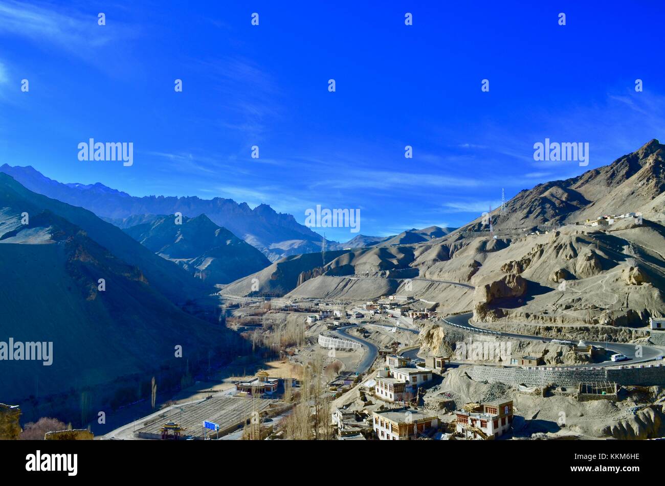 Buddhistisches Kloster in Ladakh Stockfoto