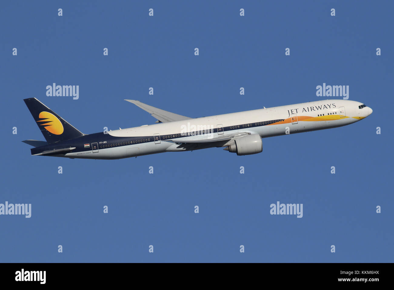 Jet Airways Indien Stockfoto