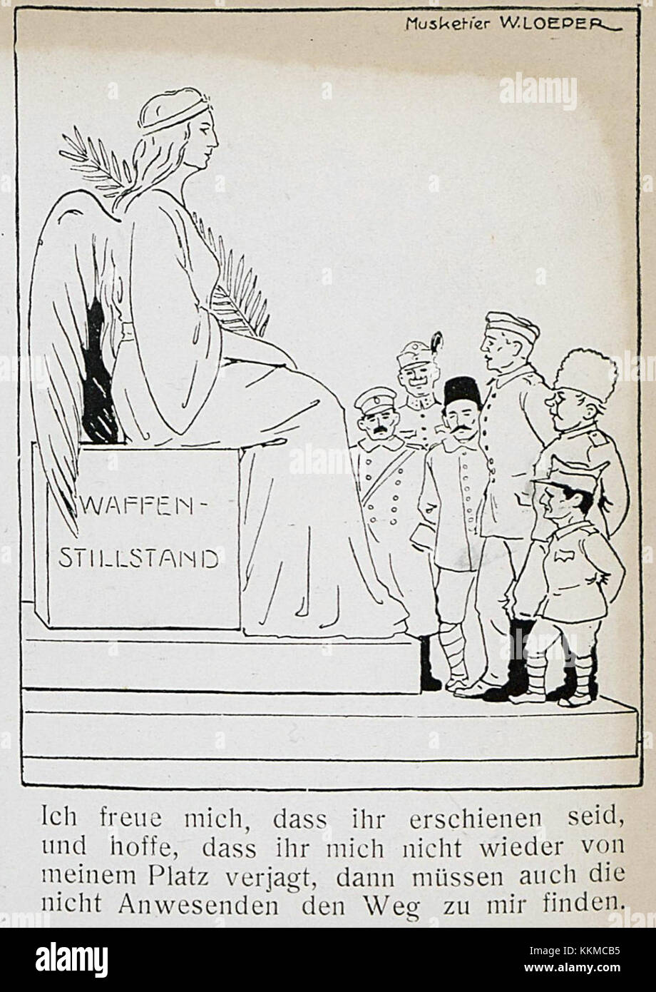 Dieses Album enthält die Armata 9 Germana, die Fotos und Karikaturen aus dem Zweiten Weltkrieg zeigt, die speziell die deutsche Militärausrüstung und das deutsche Personal während des Konflikts illustrieren. Stockfoto