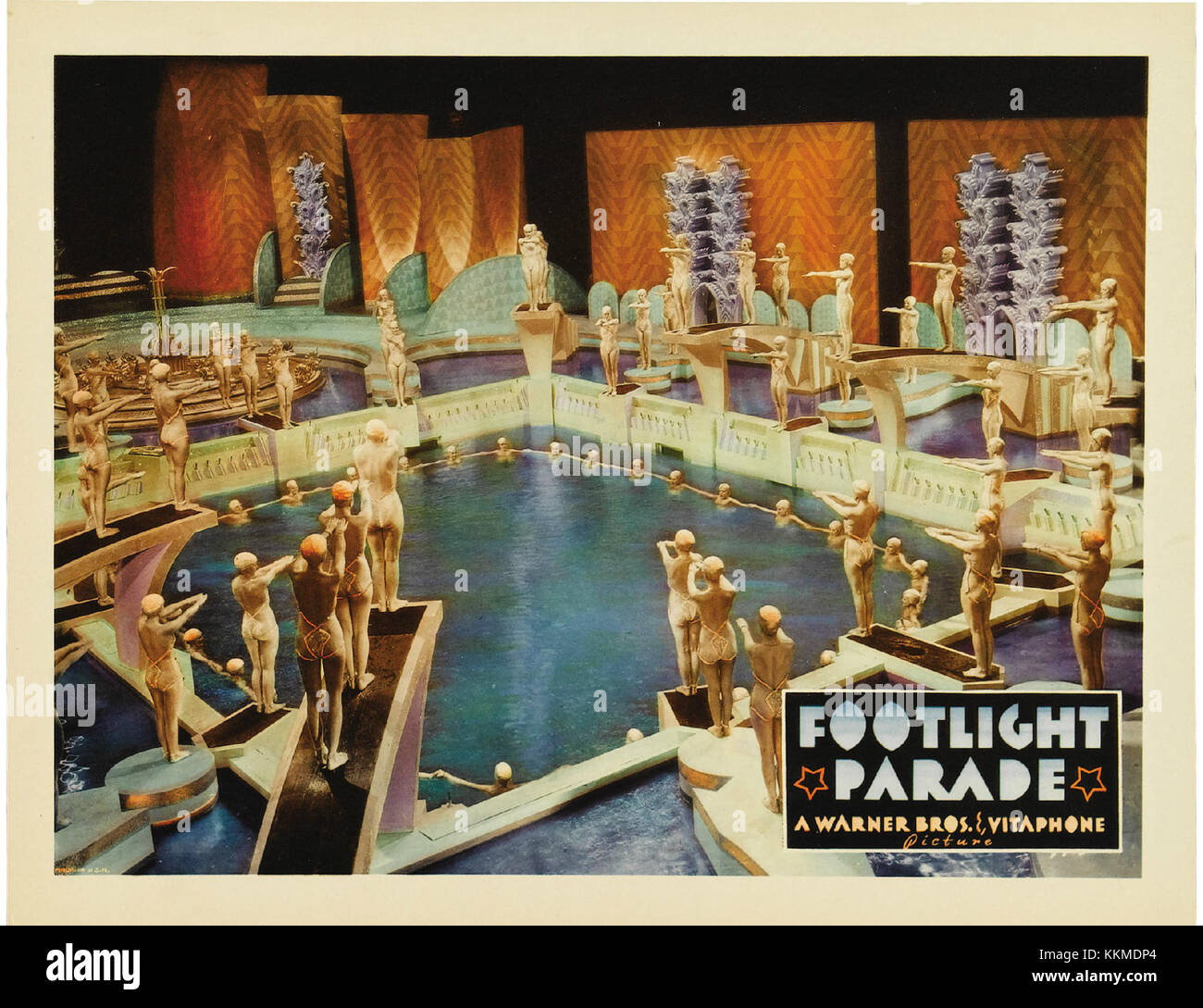 Footlight Parade Lobby-Karte Stockfoto