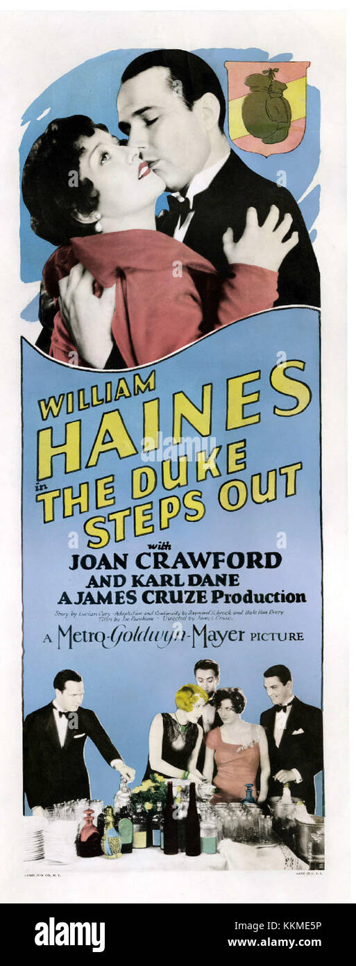 Duke Steps Out Poster Stockfoto