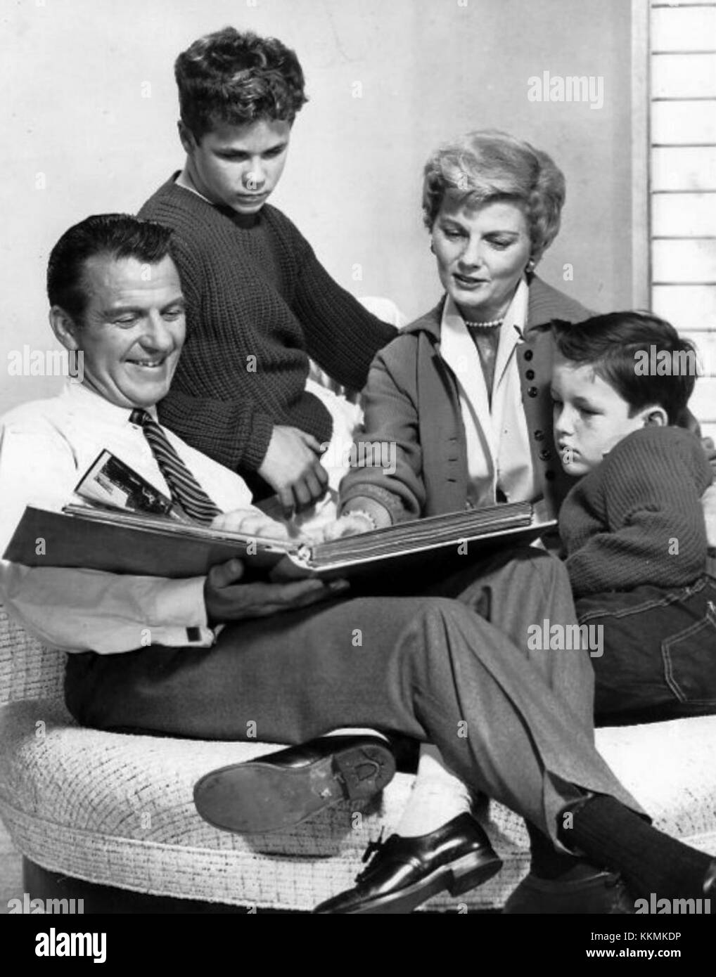 Familie Cleaver Lassen Sie es Beaver 1960 Stockfoto