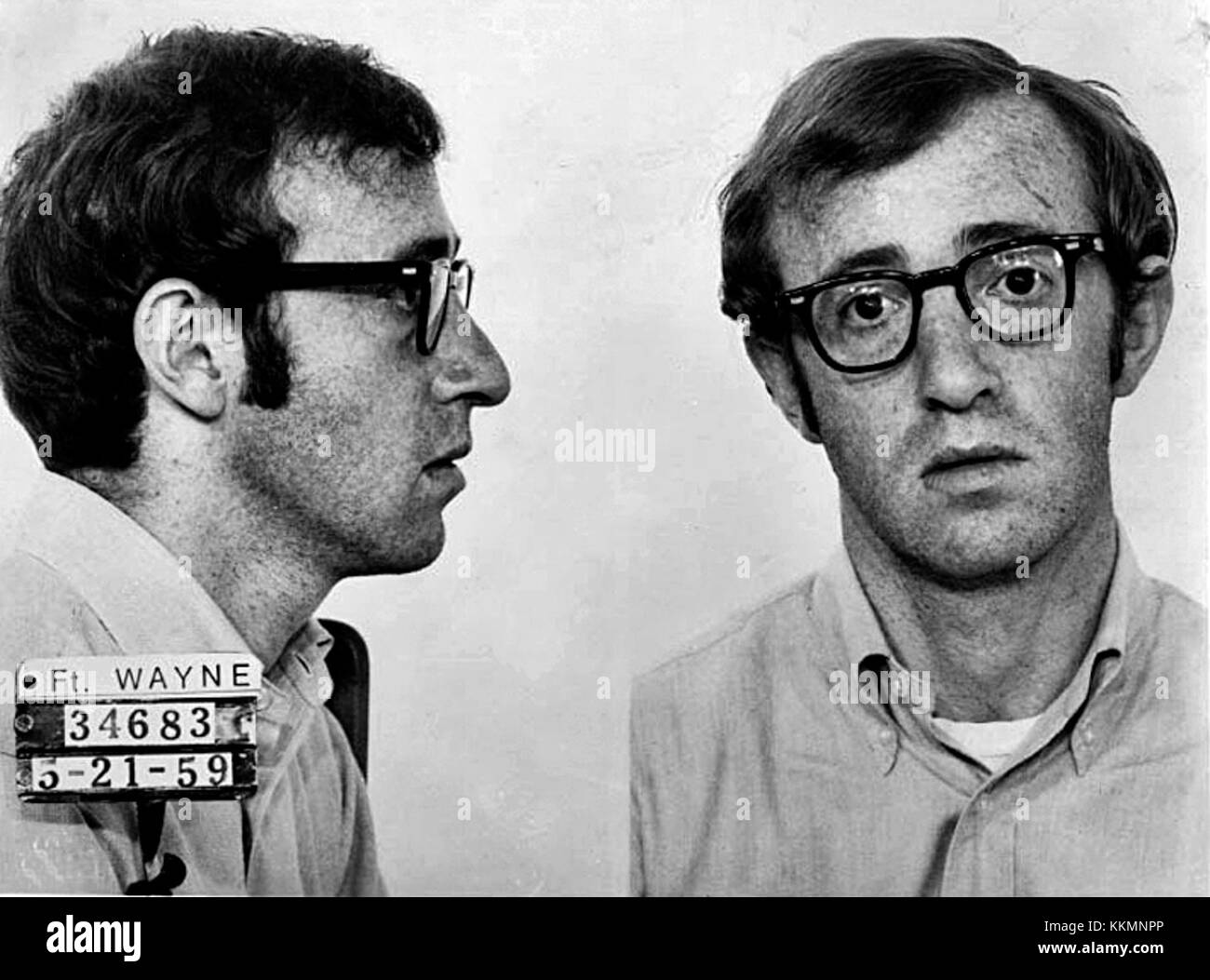 Woody Allen - Nehmen Sie das Geld - 1969 Stockfoto