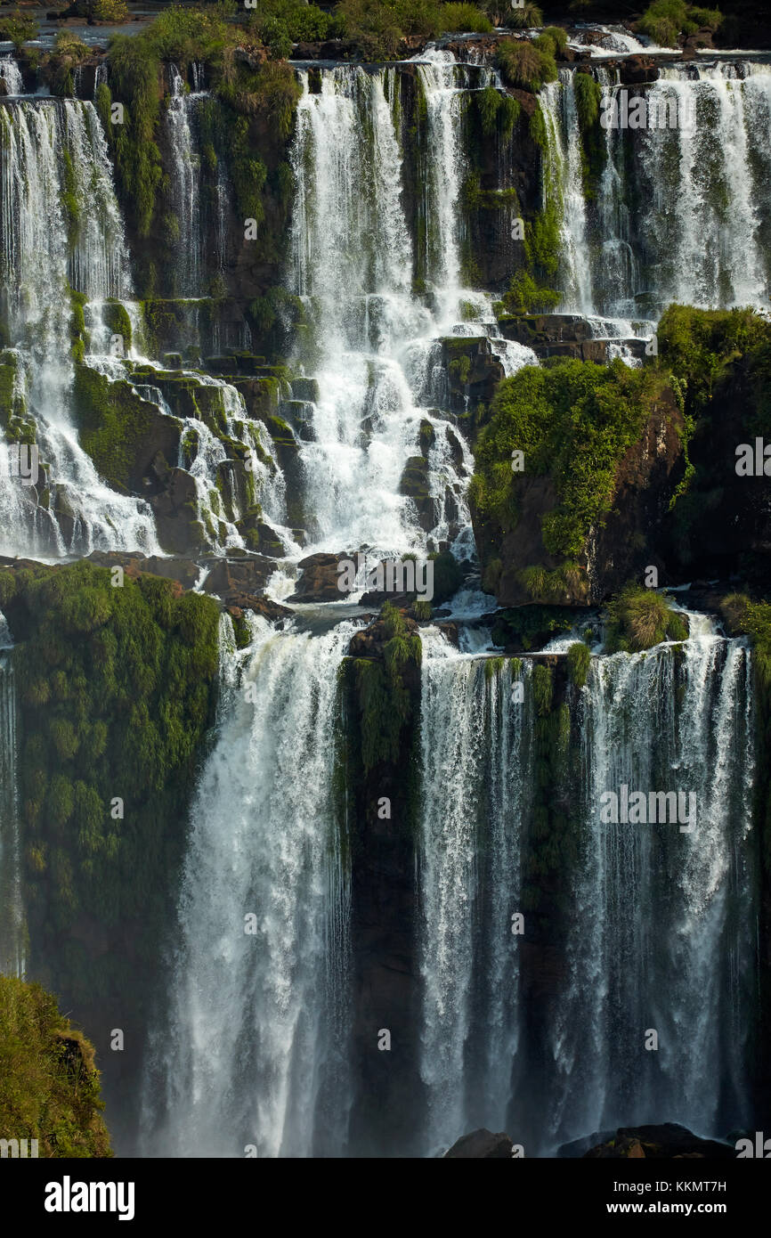 Iguazu Falls, Argentinien, von der Brasilienseite gesehen, Südamerika Stockfoto