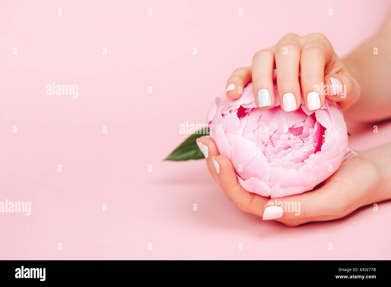 Stilvoll trendy weiblichen Maniküre Stockfoto