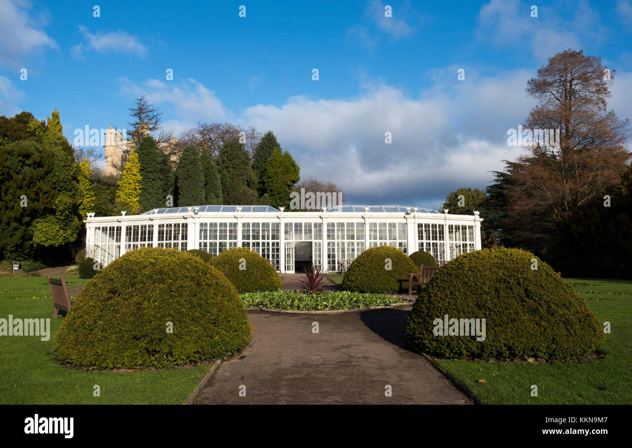 Die kamelie Haus Wollaton Hall und der Park in Nottingham, Nottinghamshire England Großbritannien Stockfoto