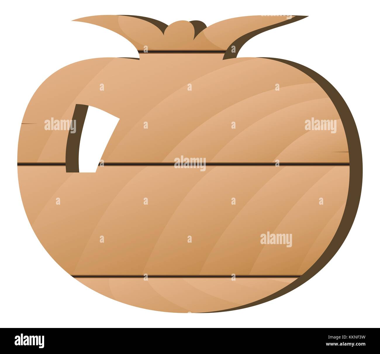 Essen Symbole mit Holz Textur Stockfoto