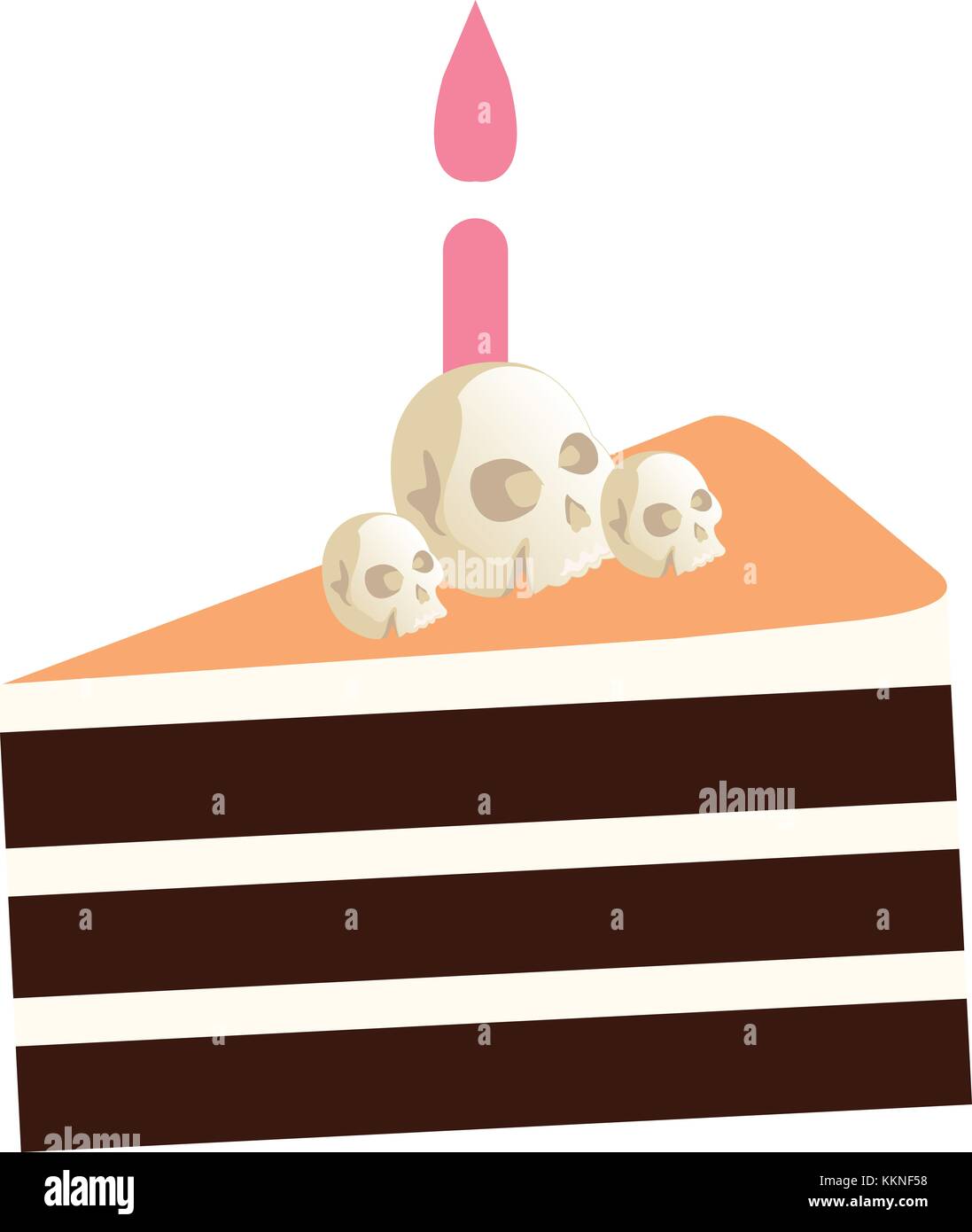 Halloween spooky Kuchen Stockfoto