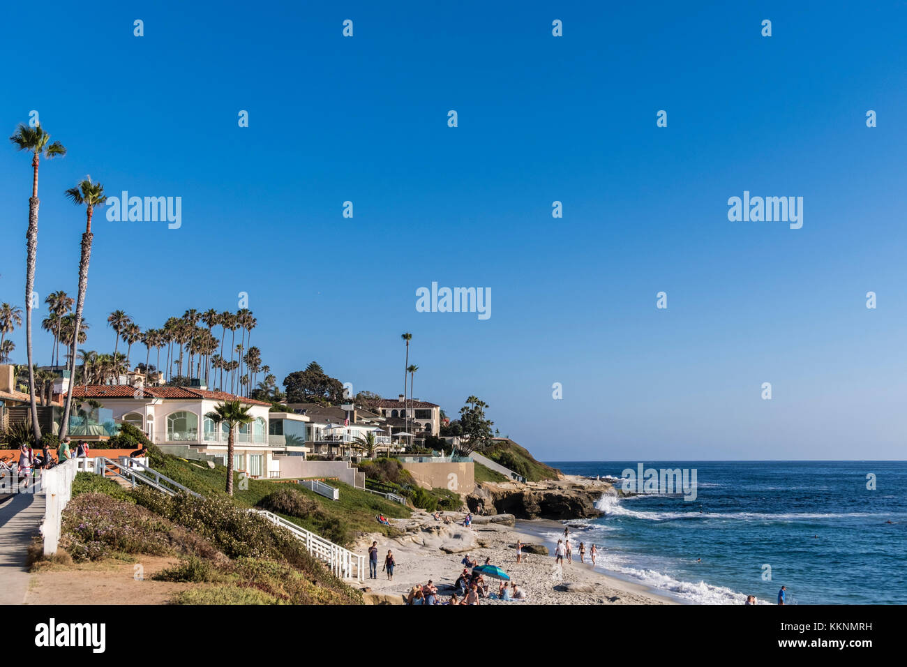 Fantastischer Strand, Windansea Beach, La Jolla, San Diego, Kalifornien, USA Stockfoto