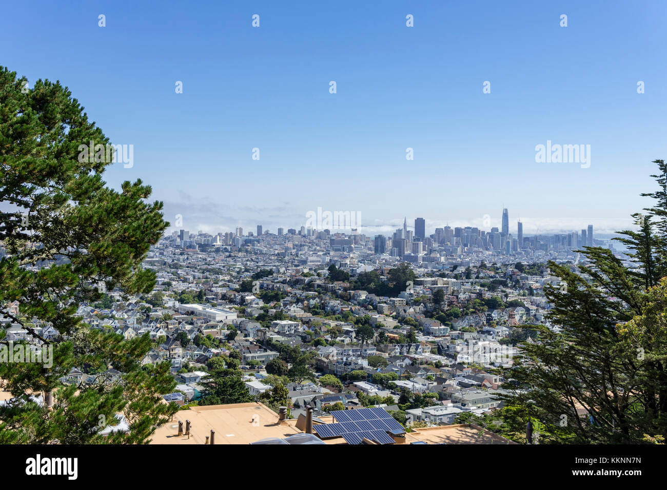 Skyline bei Tag, San Francisco, Kalifornien, USA Stockfoto