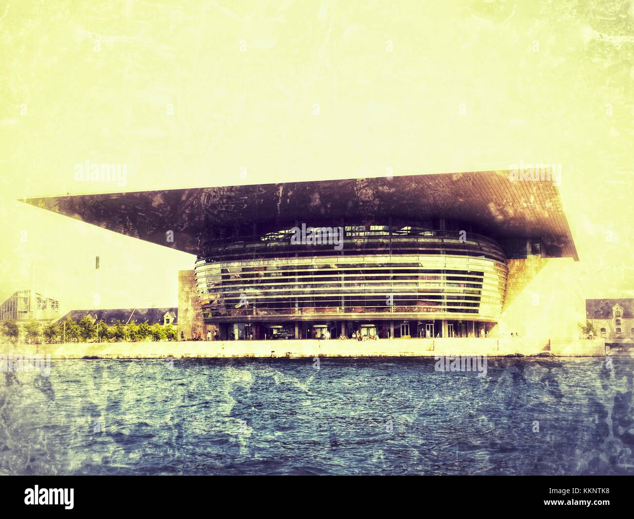 Kopenhagener Opernhaus Stockfoto