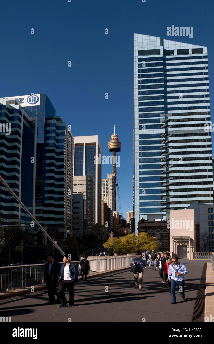 Central Business District Darling Harbour Sydney New South Wales Australien Stockfoto