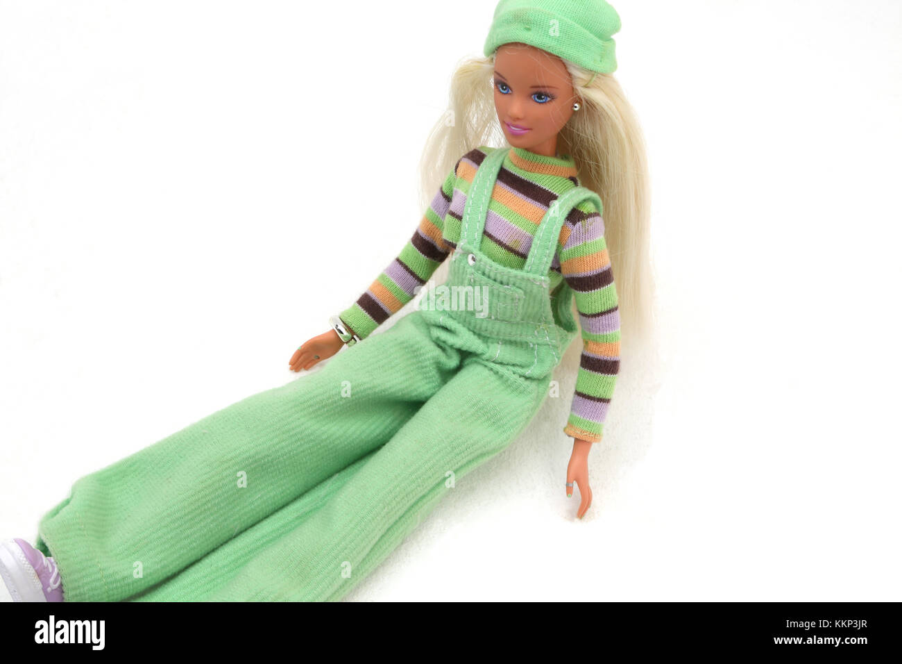 Vintage Spielzeug 90er Extreme Green Teen Skipper's Barbie Schwester  Stockfotografie - Alamy