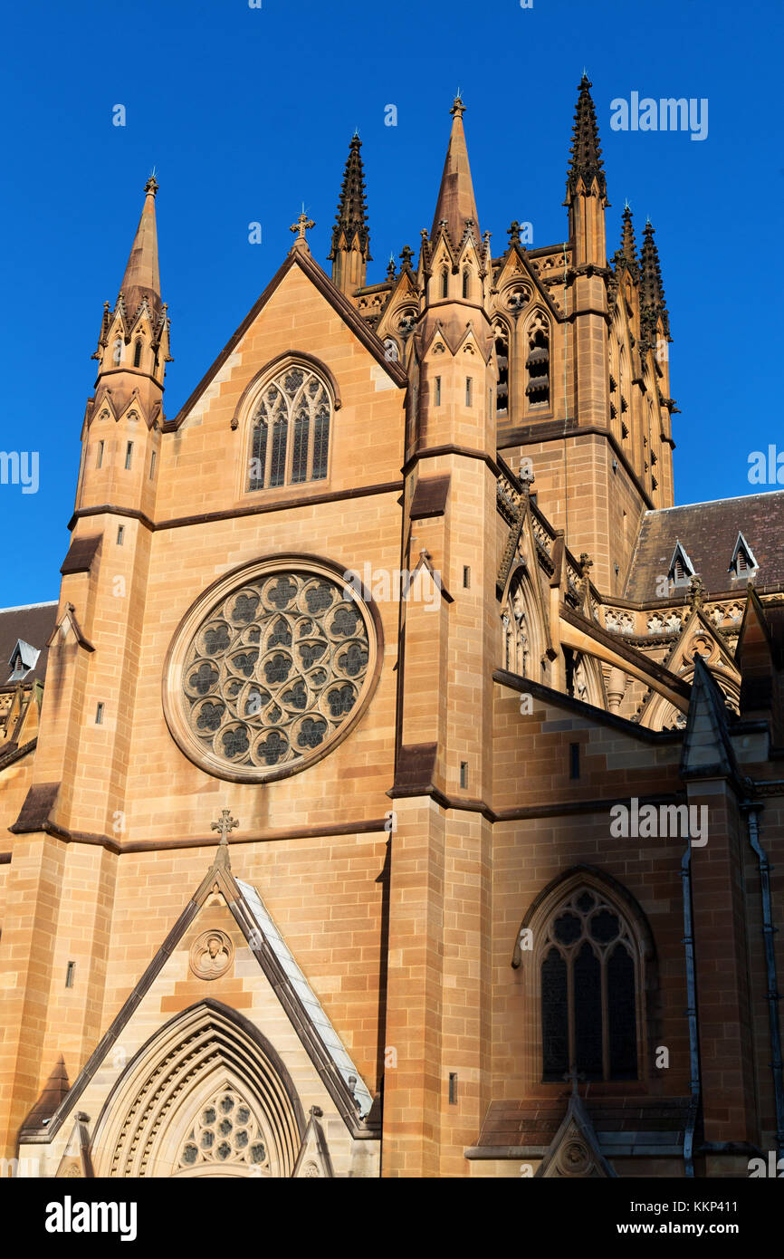 In Australien Sydney die antiken Gebäude Kathedrale St. Maria Kirche Stockfoto