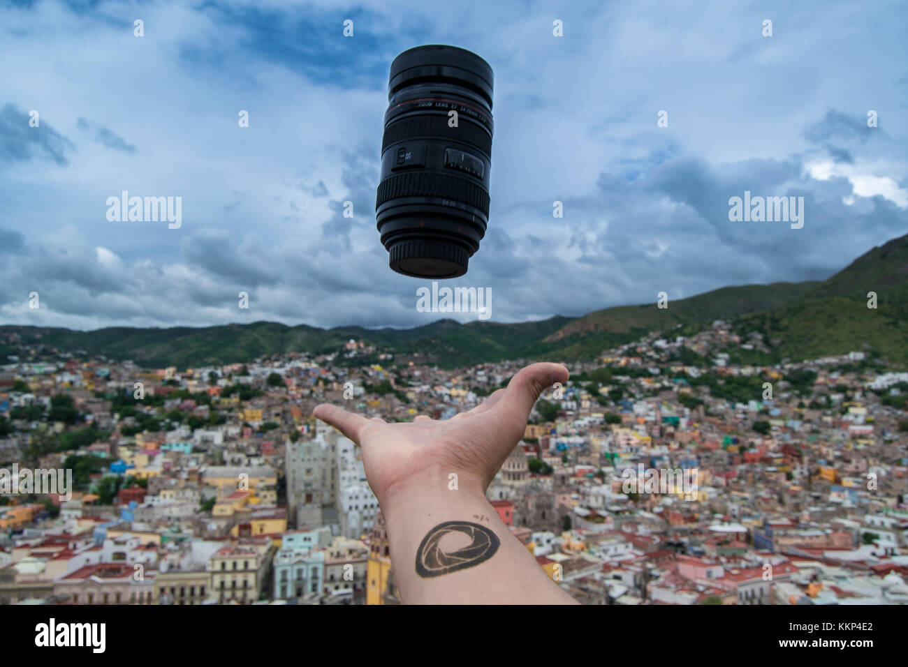 Si lo que buscas Sohn buenas Aventuras, Disfrutar de hermosas Calles llenas de Historia definitivamente, debes visitar Guanajuato... Stockfoto