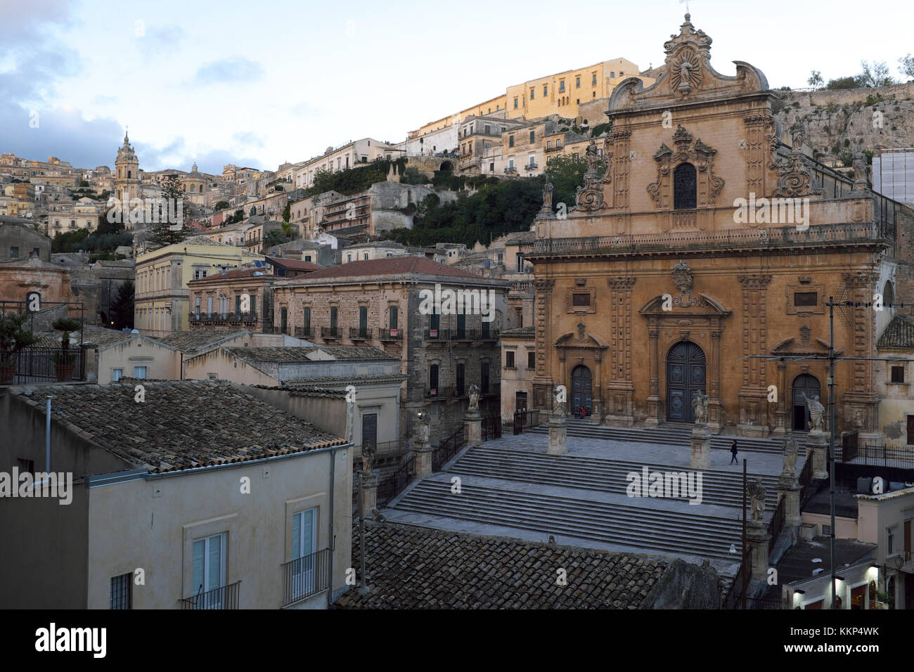 Duomo di San Pietro, Modica, Sizilien Stockfoto