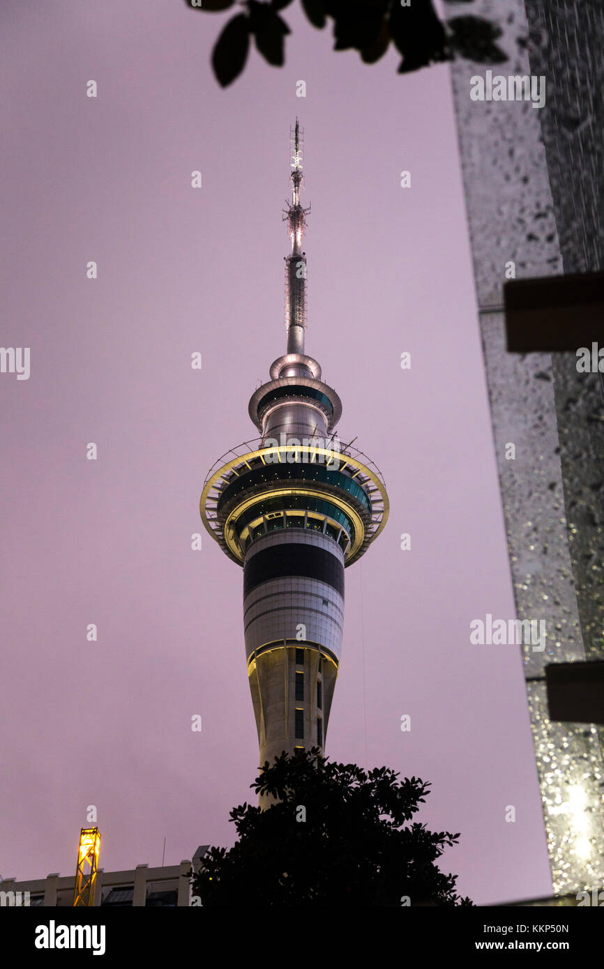 Sky Tower in Auckland, Neuseeland Stockfoto
