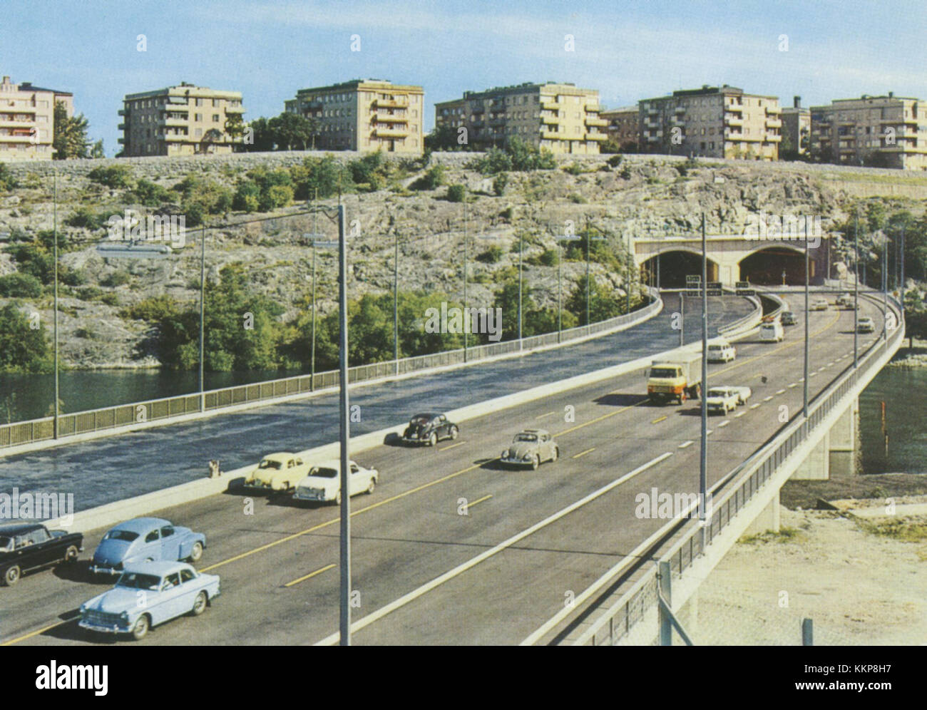 Essingeleden 1966a Stockfoto